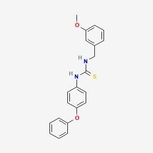 1-(3-Methoxybenzyl)-3-(4-phenoxyphenyl)thiourea