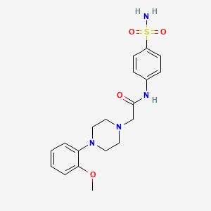 2-[4-(2-methoxyphenyl)piperazin-1-yl]-N-(4-sulfamoylphenyl)acetamide