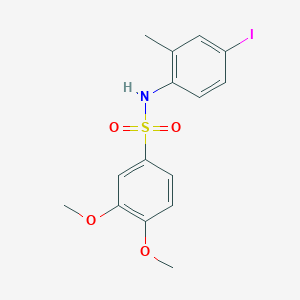 N-(4-iodo-2-methylphenyl)-3,4-dimethoxybenzenesulfonamide