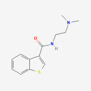 N-[2-(dimethylamino)ethyl]-1-benzothiophene-3-carboxamide