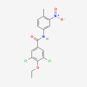 3,5-dichloro-4-ethoxy-N-(4-methyl-3-nitrophenyl)benzamide