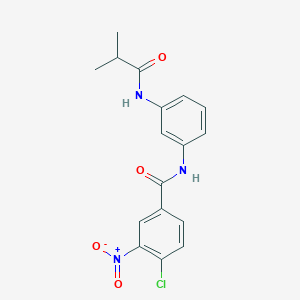 4-chloro-N-[3-(isobutyrylamino)phenyl]-3-nitrobenzamide