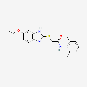 N~1~-(2,6-DIMETHYLPHENYL)-2-[(5-ETHOXY-1H-1,3-BENZIMIDAZOL-2-YL)SULFANYL]ACETAMIDE