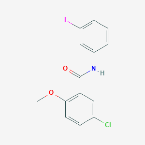 5-chloro-N-(3-iodophenyl)-2-methoxybenzamide