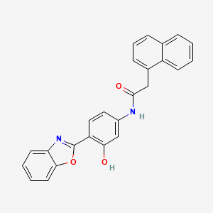 N-[4-(1,3-benzoxazol-2-yl)-3-hydroxyphenyl]-2-naphthalen-1-ylacetamide