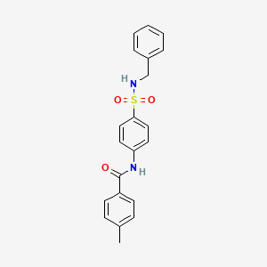 N-[4-(benzylsulfamoyl)phenyl]-4-methylbenzamide