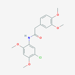 N-(5-chloro-2,4-dimethoxyphenyl)-2-(3,4-dimethoxyphenyl)acetamide