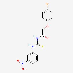 2-(4-bromophenoxy)-N-[(3-nitrophenyl)carbamothioyl]acetamide