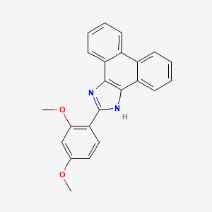 2-(2,4-dimethoxyphenyl)-1H-phenanthro[9,10-d]imidazole