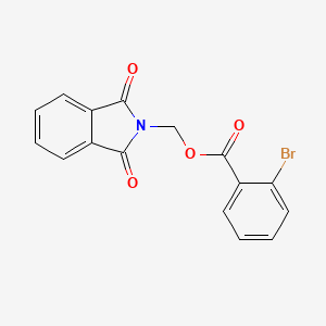 (1,3-dioxo-1,3-dihydro-2H-isoindol-2-yl)methyl 2-bromobenzoate