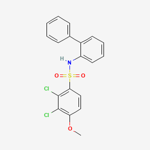 N-2-biphenylyl-2,3-dichloro-4-methoxybenzenesulfonamide