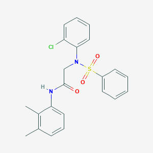 N~2~-(2-chlorophenyl)-N~1~-(2,3-dimethylphenyl)-N~2~-(phenylsulfonyl)glycinamide