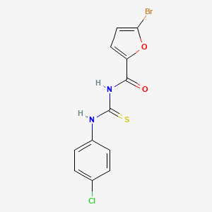 5-bromo-N-[(4-chlorophenyl)carbamothioyl]furan-2-carboxamide