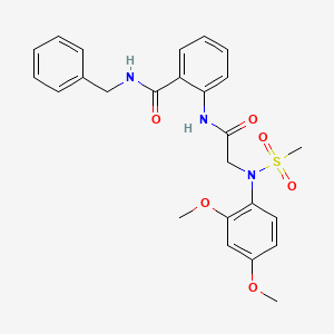 N-benzyl-2-{[N-(2,4-dimethoxyphenyl)-N-(methylsulfonyl)glycyl]amino}benzamide