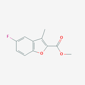 molecular formula C11H9FO3 B363499 Methyl 5-fluoro-3-methylbenzofuran-2-carboxylate CAS No. 879925-30-1