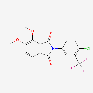 2-[4-chloro-3-(trifluoromethyl)phenyl]-4,5-dimethoxy-1H-isoindole-1,3(2H)-dione