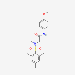 N-(4-ethoxyphenyl)-N~2~-methyl-N~2~-[(2,4,6-trimethylphenyl)sulfonyl]glycinamide