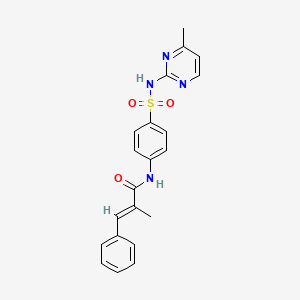 (E)-2-METHYL-N-(4-{[(4-METHYL-2-PYRIMIDINYL)AMINO]SULFONYL}PHENYL)-3-PHENYL-2-PROPENAMIDE