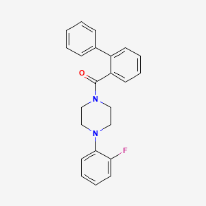 1-(2-biphenylylcarbonyl)-4-(2-fluorophenyl)piperazine