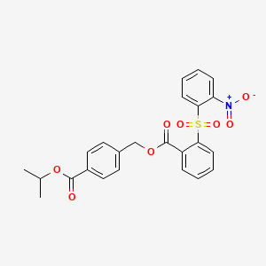 4-(isopropoxycarbonyl)benzyl 2-[(2-nitrophenyl)sulfonyl]benzoate