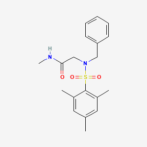 2-[benzyl-(2,4,6-trimethylphenyl)sulfonylamino]-N-methylacetamide