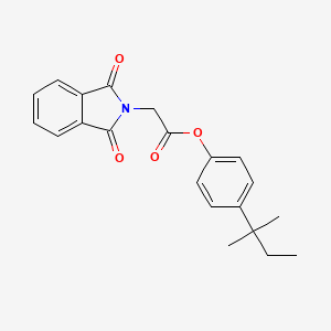 4-(1,1-dimethylpropyl)phenyl (1,3-dioxo-1,3-dihydro-2H-isoindol-2-yl)acetate