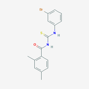 N-[(3-bromophenyl)carbamothioyl]-2,4-dimethylbenzamide