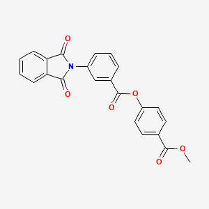 4-(METHOXYCARBONYL)PHENYL 3-(1,3-DIOXOISOINDOL-2-YL)BENZOATE