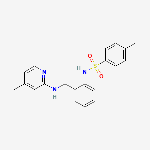 4-methyl-N-(2-{[(4-methyl-2-pyridinyl)amino]methyl}phenyl)benzenesulfonamide