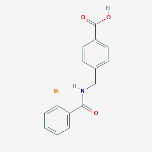 B363585 4-{[(2-Bromophenyl)formamido]methyl}benzoic acid CAS No. 925030-30-4