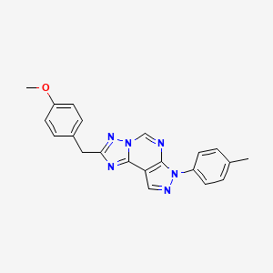 2-(4-methoxybenzyl)-7-(4-methylphenyl)-7H-pyrazolo[4,3-e][1,2,4]triazolo[1,5-c]pyrimidine