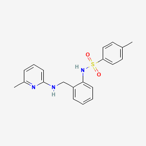 4-methyl-N-(2-{[(6-methyl-2-pyridinyl)amino]methyl}phenyl)benzenesulfonamide