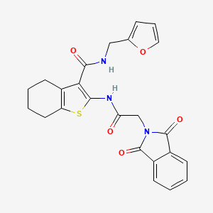 2-{[(1,3-dioxo-1,3-dihydro-2H-isoindol-2-yl)acetyl]amino}-N-(2-furylmethyl)-4,5,6,7-tetrahydro-1-benzothiophene-3-carboxamide