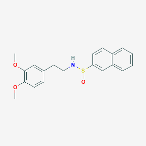 N-[2-(3,4-dimethoxyphenyl)ethyl]naphthalene-2-sulfinamide