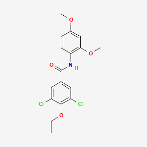 3,5-dichloro-N-(2,4-dimethoxyphenyl)-4-ethoxybenzamide