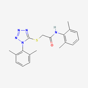 N-(2,6-dimethylphenyl)-2-[1-(2,6-dimethylphenyl)tetrazol-5-yl]sulfanylacetamide