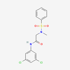 N-(3,5-dichlorophenyl)-N~2~-methyl-N~2~-(phenylsulfonyl)glycinamide