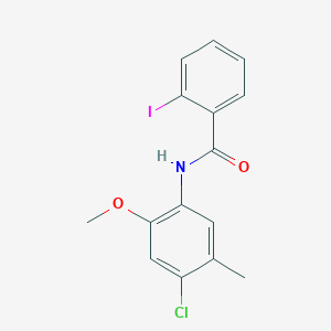 N-(4-chloro-2-methoxy-5-methylphenyl)-2-iodobenzamide