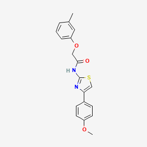 N-[4-(4-methoxyphenyl)-1,3-thiazol-2-yl]-2-(3-methylphenoxy)acetamide