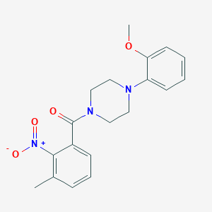 [4-(2-METHOXYPHENYL)PIPERAZINO](3-METHYL-2-NITROPHENYL)METHANONE