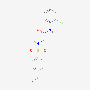 N-(2-chlorophenyl)-N~2~-[(4-methoxyphenyl)sulfonyl]-N~2~-methylglycinamide