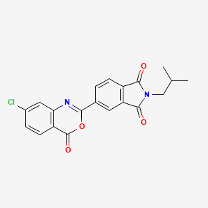 5-(7-chloro-4-oxo-4H-3,1-benzoxazin-2-yl)-2-isobutyl-1H-isoindole-1,3(2H)-dione