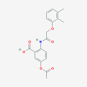 5-(acetyloxy)-2-{[(2,3-dimethylphenoxy)acetyl]amino}benzoic acid