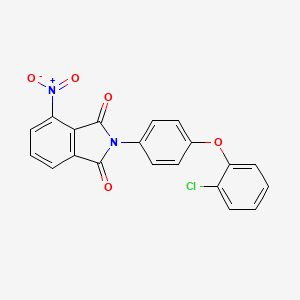 2-[4-(2-chlorophenoxy)phenyl]-4-nitro-1H-isoindole-1,3(2H)-dione