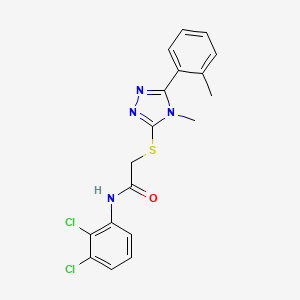 N-(2,3-dichlorophenyl)-2-{[4-methyl-5-(2-methylphenyl)-4H-1,2,4-triazol-3-yl]sulfanyl}acetamide