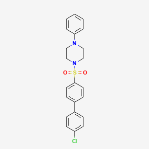 1-[(4'-chloro-4-biphenylyl)sulfonyl]-4-phenylpiperazine