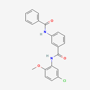 3-benzamido-N-(5-chloro-2-methoxyphenyl)benzamide