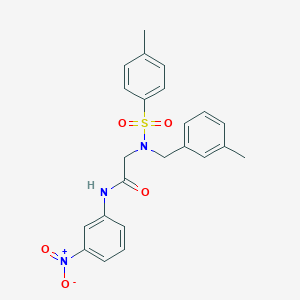 N~2~-(3-methylbenzyl)-N~2~-[(4-methylphenyl)sulfonyl]-N~1~-(3-nitrophenyl)glycinamide