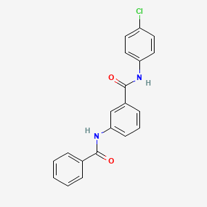 3-benzamido-N-(4-chlorophenyl)benzamide