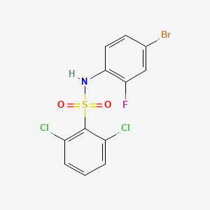 N-(4-bromo-2-fluorophenyl)-2,6-dichlorobenzenesulfonamide